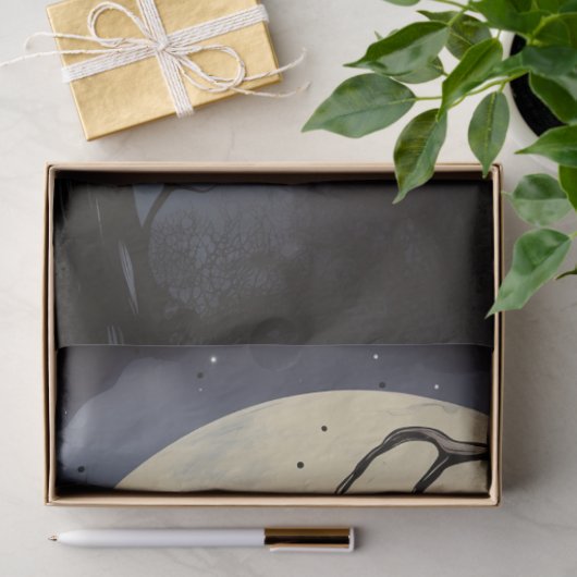 Raven 1 Halloween-Dekoupage Seidenpapier (Geschenk)