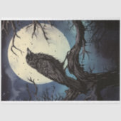 Raven 1 Halloween-Dekoupage Seidenpapier (Vorderseite)