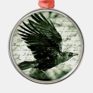 Raven 9 ornament aus metall
