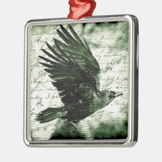 Raven 9 silbernes ornament (Links)