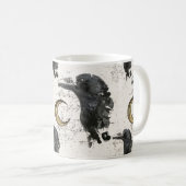 Raven Alchemy Collage Kaffeetasse (VorderseiteRechts)
