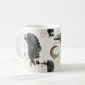 Raven Alchemy Collage Kaffeetasse (Vorderseite Links)