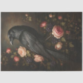 Raven Among Roses Seidenpapier (Vorderseite)