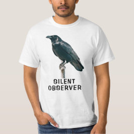 Raven an einer Zweigstelle T-Shirt