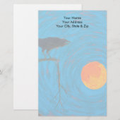 Raven and Full Moon Briefpapier (Vorne/Hinten)
