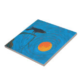 Raven and Full Moon Fliese (Seite)