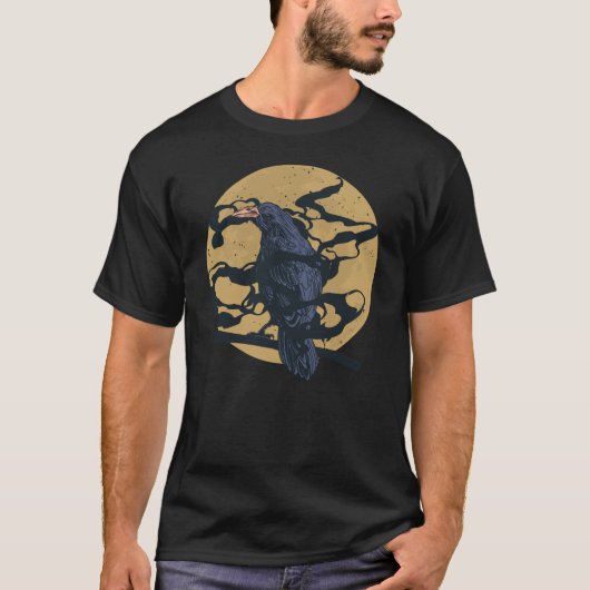 Raven and Moon T-Shirt (Vorderseite)