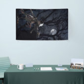 Raven and Rat Skeleton in Moonlight Banner (Messeveranstaltung)