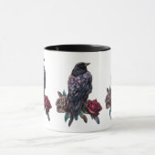 Raven and Roses Coffee Tasse (Zentrum)