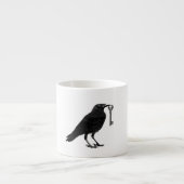 Raven and Skeleton Key Espresso Cup Espressotasse (Vorderseite)