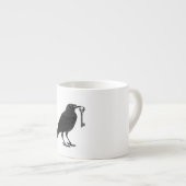 Raven and Skeleton Key Espresso Cup Espressotasse (Vorderseite Rechts)