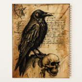 Raven and Skull Junk Journal Page Planer (Rückseite)