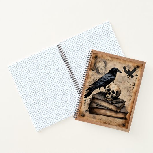 Raven and Skull Magic Notizblock (Innenseite)