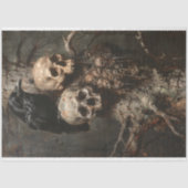 Raven and Skulls Spookoky Dekoupage Tissue Seidenpapier (Vorderseite)