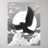 Raven And The Moon Poster (Vorne)