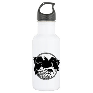 Raven Art Cool Crow Art Sport Flasche Edelstahlflasche