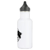Raven Art Cool Crow Art Sport Flasche Edelstahlflasche (Rechts)