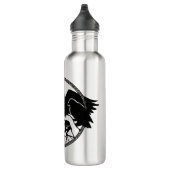 Raven Art Cool Crow Art Sport Flasche Trinkflasche (Rechts)