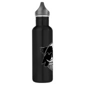 Raven Art Cool Crow Art Sport Flasche Trinkflasche (Links)