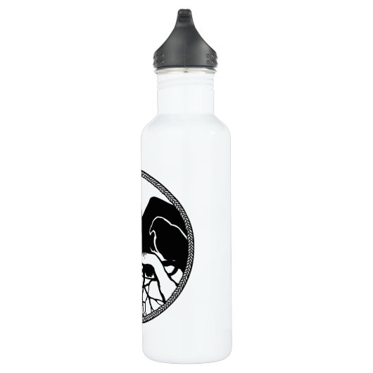 Raven Art Cool Crow Art Sport Flasche Trinkflasche (Rechts)