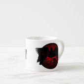 Raven Art Cup Native Art Raven Coffee Espresso Cup Espressotasse (Vorderseite Rechts)