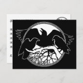 Raven Art Einladungen Personalisierte Kunstkarte (Vorne/Hinten)