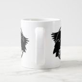 Raven Art Jumbo Tasse Coole Crow Art Cups & Tasse (Rückseite)