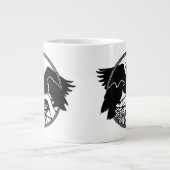 Raven Art Jumbo Tasse Coole Crow Art Cups & Tasse (Vorderseite)