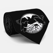 Raven Art Krawatte Wildlife Crow / Raven Necktie G (Gerollt)