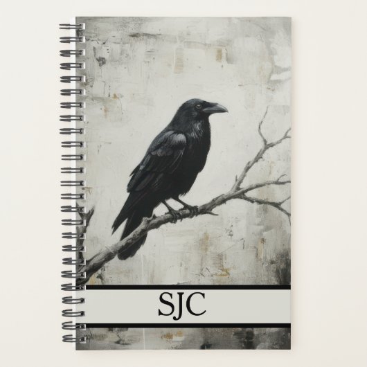 Raven Art Planner - Monogrammed Organizer Planer (Vorderseite)