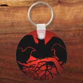 Raven Art Schlüsselanhänger Wildlife Crow / Raven (Vorderseite)