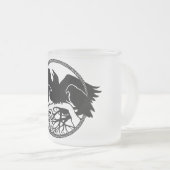 Raven Art Tasse Wild Bird Beer Tasse Raven Gasses (VorderseiteRechts)