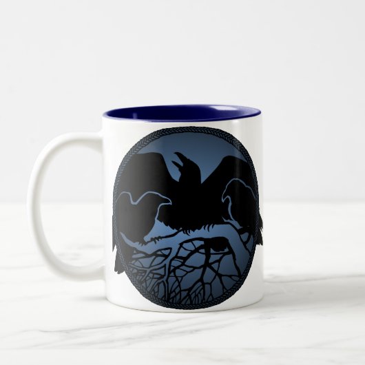 Raven Art Tasse Wild Bird Crow Cup Raven Tasse (Links)