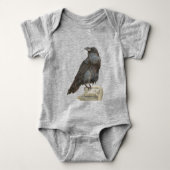 Raven Baby Strampler (Vorderseite)