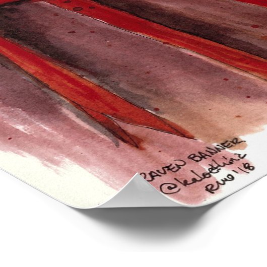 Raven Banner Poster (Ecke)