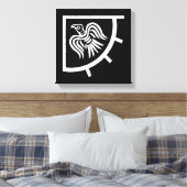 Raven Banner Viking Flag Leinwanddruck (Insitu (Schlafzimmer))