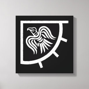 Raven Banner Viking Flag Leinwanddruck