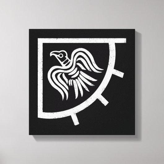Raven Banner Viking Flag Leinwanddruck (Vorderseite)