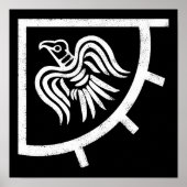 Raven Banner Viking Flag Poster (Vorne)