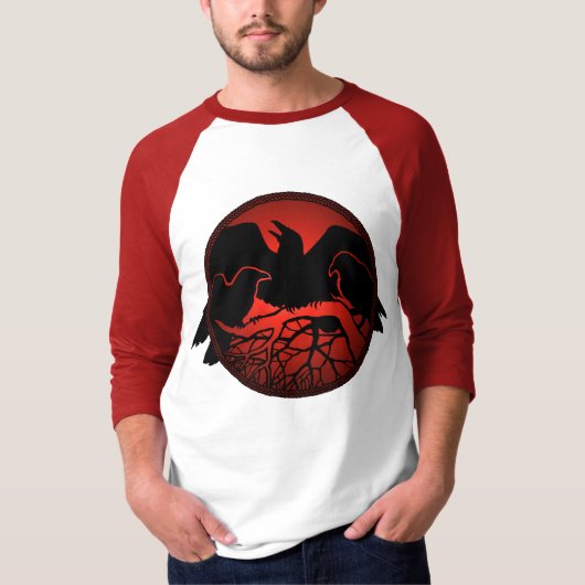 Raven Baseball Jesey Raven Women's Crow Art Shirts (Vorderseite)