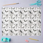 Raven Bat Halloween Geschenkpapier Seidenpapier (Basteln)
