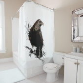Raven Bird Art Collection Duschvorhang (Beispiel)