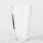 Raven Bird Art Collection Glas (Links)