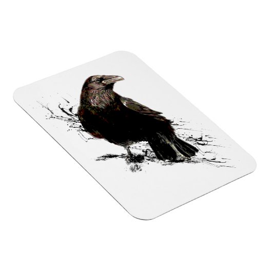 Raven Bird Art Collection Magnet (Rechte Seite)