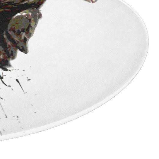 Raven Bird Art Collection Schneidebrett (Ecke)