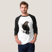 Raven Bird Art Collection T-Shirt (Vorne ganz)