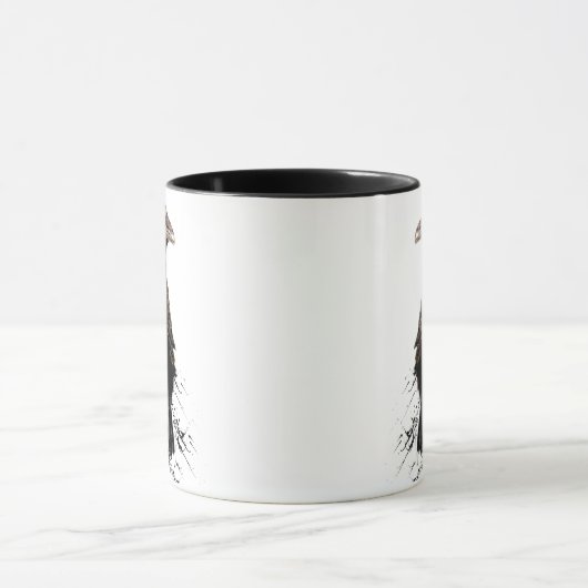 Raven Bird Art Collection Tasse (Zentrum)