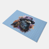 Raven Bird, Assistent für Wasserfarbe Fußmatte (Schrägansicht)