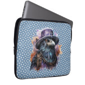 Raven Bird, Assistent für Wasserfarbe Laptopschutzhülle (Vorne Rechts)