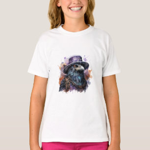 Raven Bird, Assistent für Wasserfarbe T-Shirt